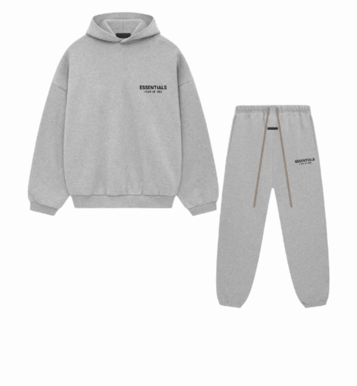 Essentials fear of god grijs set